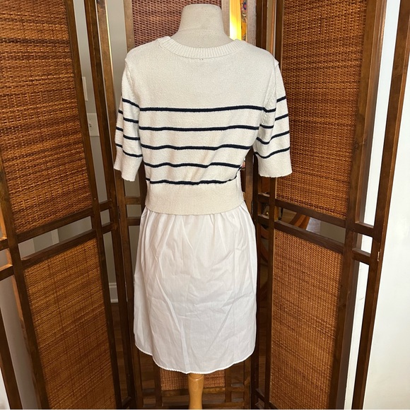 NWT B COLLECTION by BOBEAU SS mixed media dress size large - Picture 9 of 9